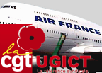Air France grève cgt ugict