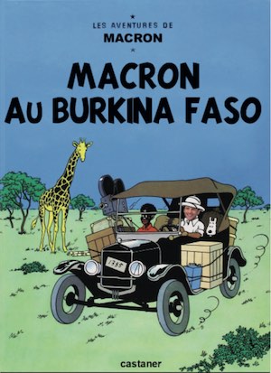 Macron au Burkina